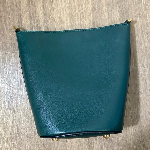 Flynn Dark Green Studded Handbag - Picture 4 of 8